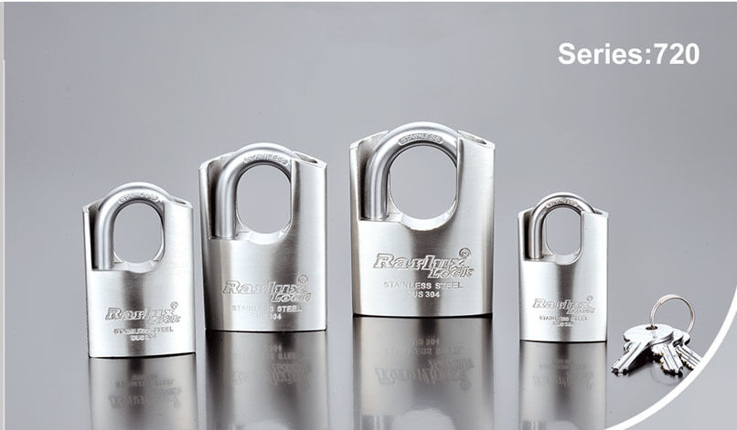 Rarlux Best Design Shackle Protected Waterproof Padlock Anti-theft High Quality Stainless Steel Padlock