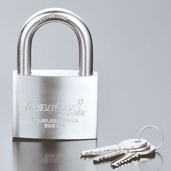 60mm 304 Stainless Steel Padlock Waterproof Anti-rust Padlock for Outdoor Safe Padlock
