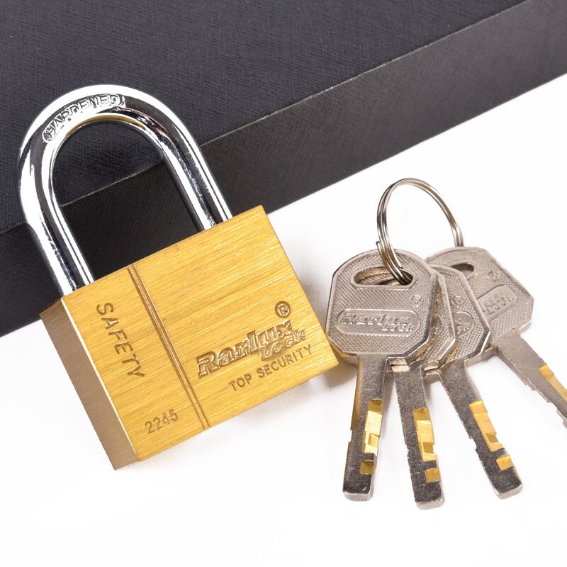 40-70mm High Security Padlock Brass Copper square Brass Padlock Solid Padlock Candado Durable Easy to Use