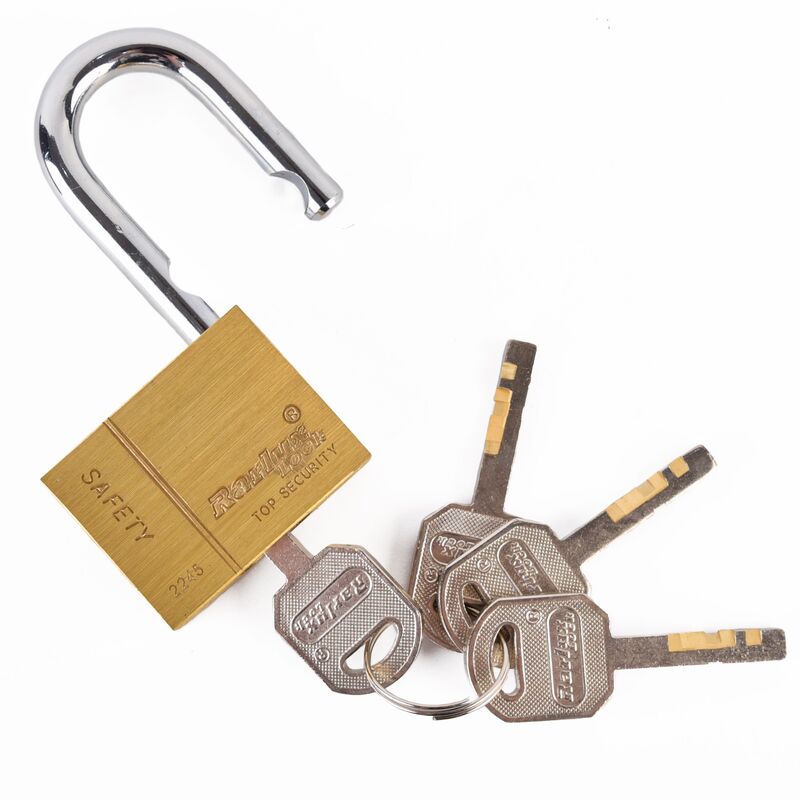 40-70mm High Security Padlock Brass Copper square Brass Padlock Solid Padlock Candado Durable Easy to Use