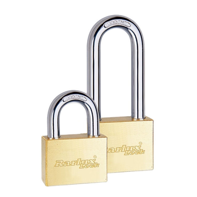 40-70mm High Security Padlock Brass Copper square Brass Padlock Solid Padlock Candado Durable Easy to Use