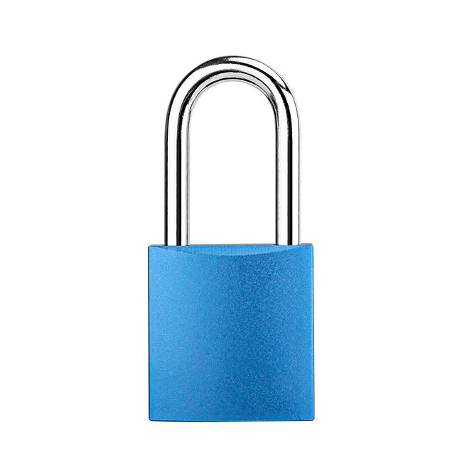 40mm Industrial Safety Heavy Duty Outdoor Weatherproof Aluminum Padlock Long Shackle Keyed Alike for School Gym Lockers Colorful