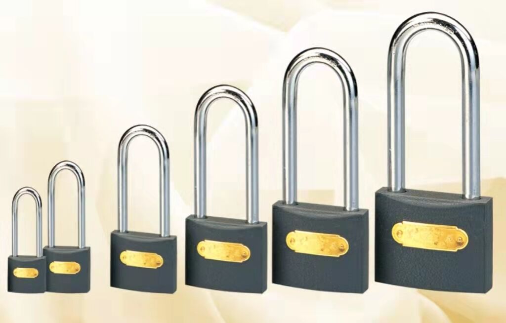 Rarlux Medium Grey Iron Padlock High Security Master Lock with Long Shackle Key Unlock Way