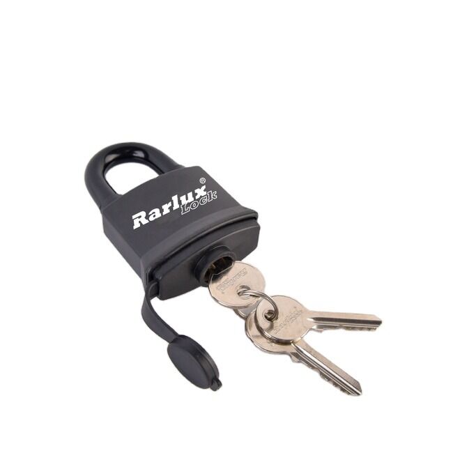Rarlux 40-60mm Steel Key Operated Industrial Safety Lockout Anti-theft Waterproof Padlock with Plastic Cover