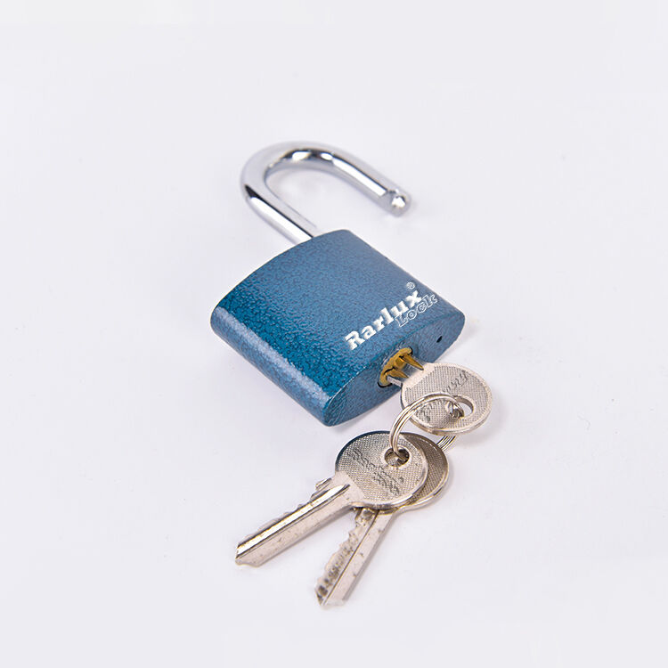 Rarlux High Security Eco-Friendly Durable Blue Iron Padlock Key Operated ISO9001 & ISO14001 Certified 38-75mm Sizes
