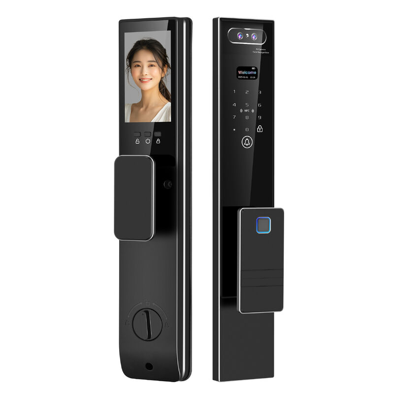 Smart Fingerprint Zinc Alloy Anti-Theft Padlock with WiFi 3D Face Recognition and Multiple Unlock Methods