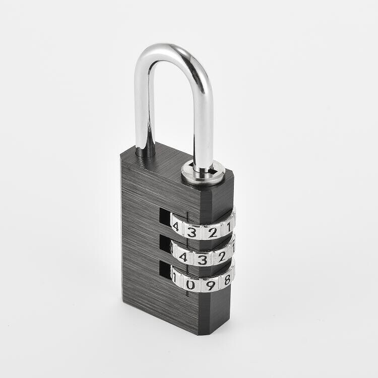 Custom Logo RARLUX Anti-Theft High Safety 3-Digit Password Lock Durable Luggage Padlocks 4 Codes Solid Aluminum Combination Lock
