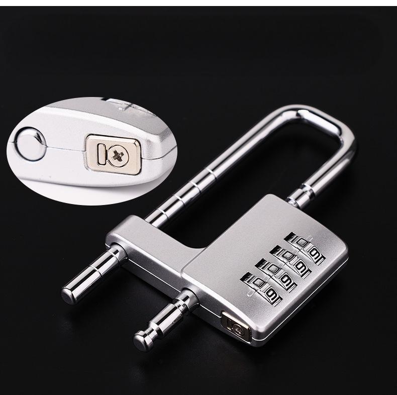 Rarlux Cross-border Outdoor Retractable Zinc Alloy Cabinet Door Combination Padlock Multi-speed Adjustable Four-digit Code Model
