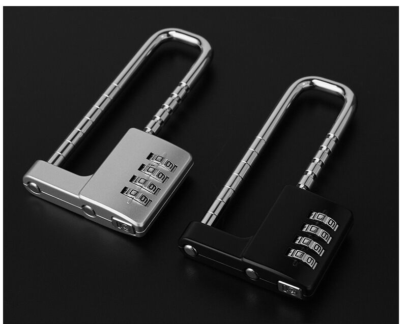 Rarlux Cross-border Outdoor Retractable Zinc Alloy Cabinet Door Combination Padlock Multi-speed Adjustable Four-digit Code Model