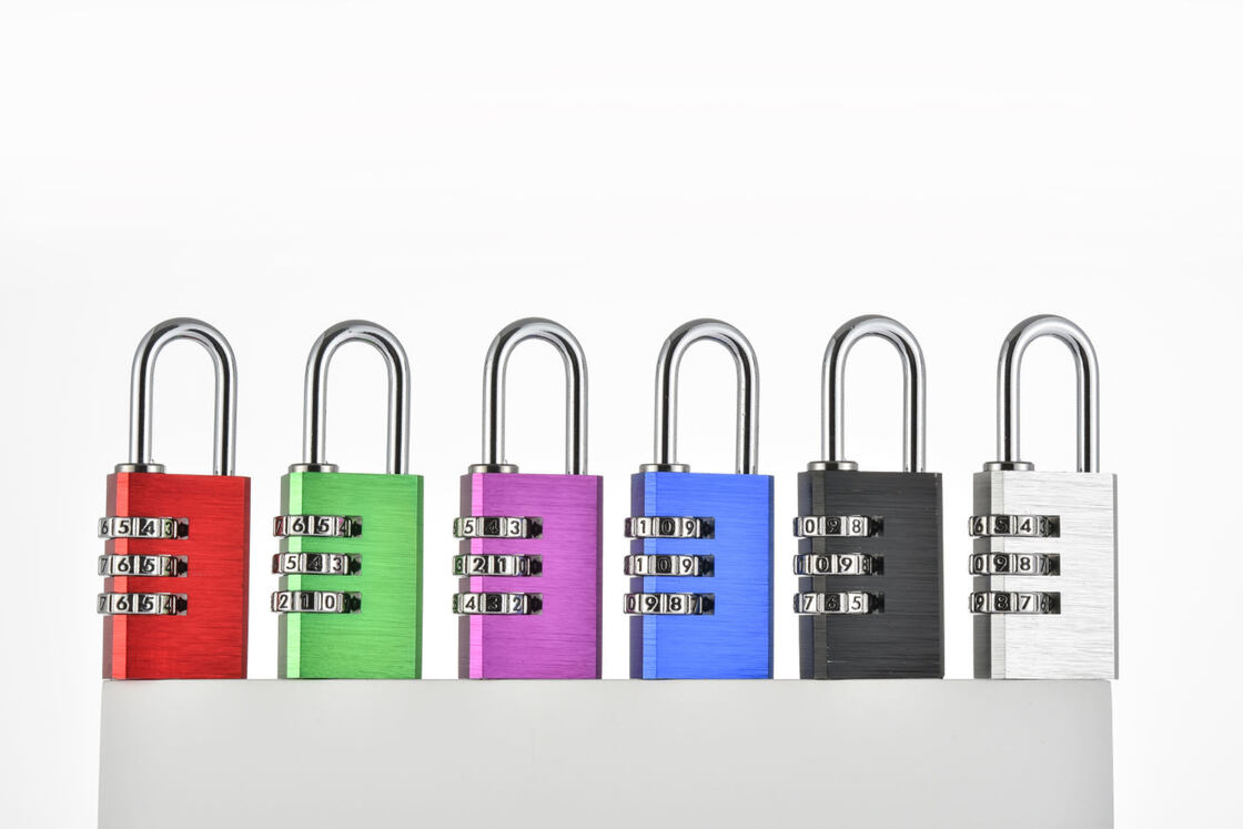 Durable 3-Digit Password Aluminum Combination Padlock Safe Lock and Code Passcode Digital Candados Type Passcode Lock