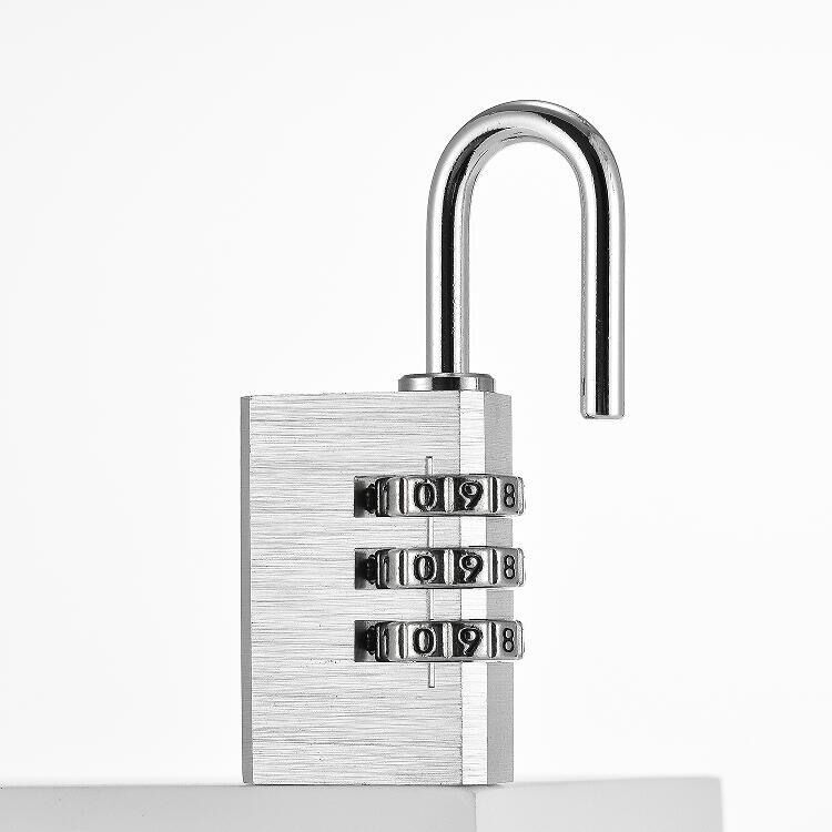 Durable 3-Digit Password Aluminum Combination Padlock Safe Lock and Code Passcode Digital Candados Type Passcode Lock