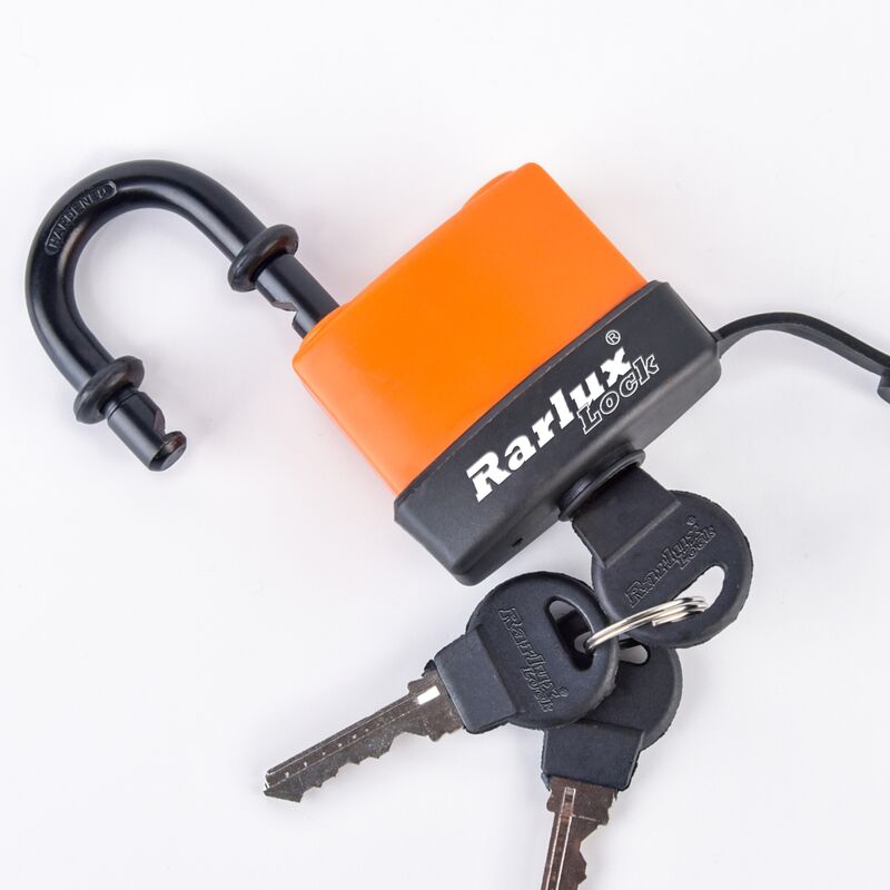 Rarlux FL1530 Waterproof Steel Padlock with Top Security Plastic Shell and Laminated Design Zhejiang Origin