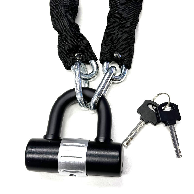 Best Selling Rarlux 2050-E 100cm Zinc Plated Security Hardened Anti-Theft Motorcycle/Bicycle Chain Lock with Key Unlock