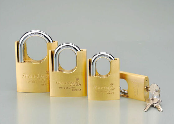 SHACKLE PROTECTED BRASS PADLOCK