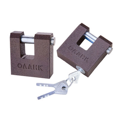 PLASTIC PAINTED DISC PADLOCK