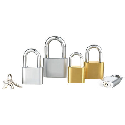 SOLID BRASS PADLOCK WITH SHACKLESPRUNG（NICKEL PLATED /BRASS BRUSH)