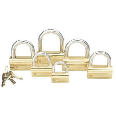 “P” TYPE BRASS PADLOCK